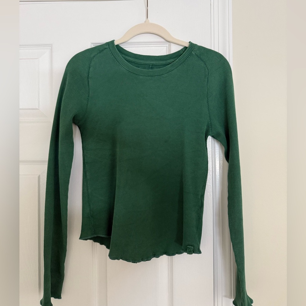 Free People We The Free Easy Does It Long Sleeve Tee